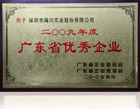2009年度廣東省優(yōu)秀企業(yè)榮譽